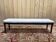 Long office bench – Louis XIII style – Turned legs in a beaded design – Wood ma