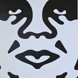Shepard Fairey (Obey), OBEY 3-FACE (White), dated and signed.