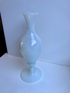 White opaline vase 20-30s
