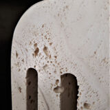 Pair of travertine bookends Fratelli Mannelli, 1970