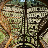 Fauteuil Emmanuelle peacock en rotin