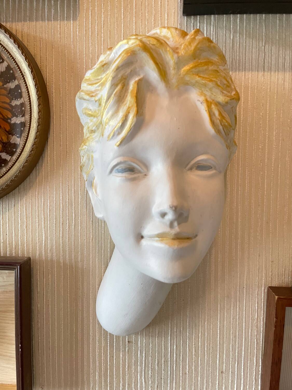 Vintage women's wall mask