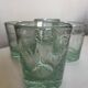 Set of 4 Biot XXL 1960 green Aqua tumblers.
