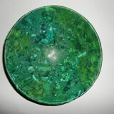 Small salad bowl in genuine Malachite