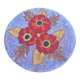 Vintage Vallauris Ceramic Large Plate 35 cm – M. Azema – Flowers Ro