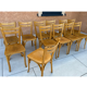 Set of 12 Bistro chairs N 19 Baumann 1960