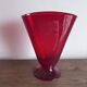 Vase éventail Empoli rouge 1950 XL