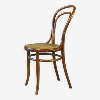 Chaise bistrot N°14 cannage neuf , KOHN 1890