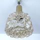 Vintage Pendant Lamp Limburg, Brass & Glass, 70s