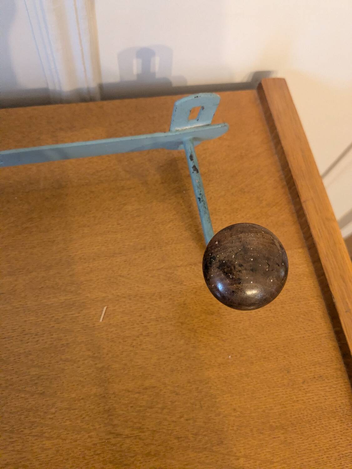 Vintage wall-mounted coat rack