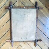 Bamboo mirror 51x62cm