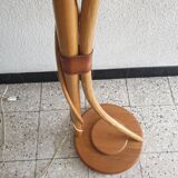 Bamboo floor lamp by Louis Sognot 60's