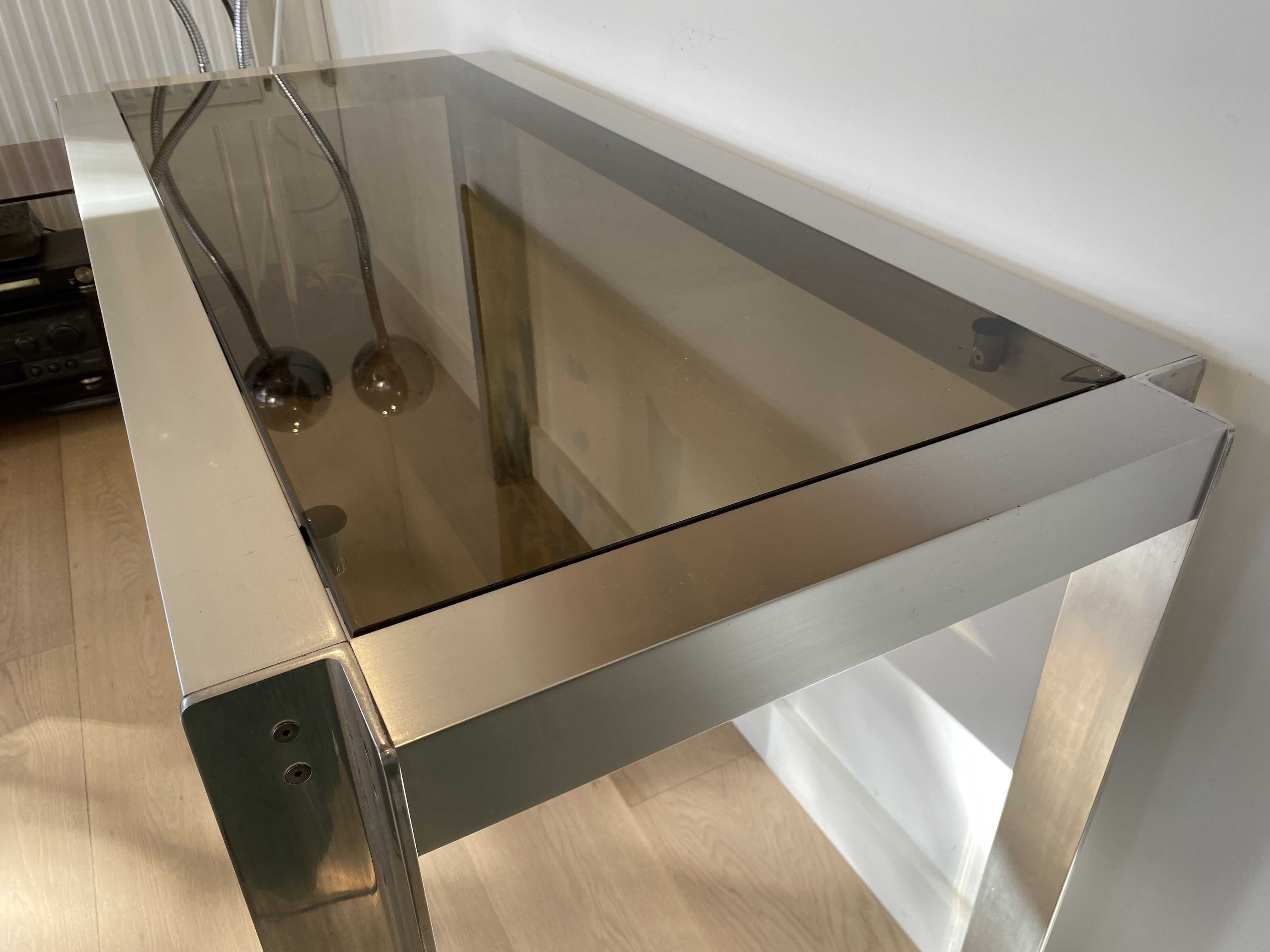 Georges Frydman's aluminium desk for E.F.A. 1960