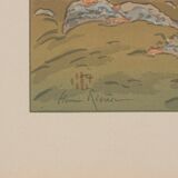 Lithograph by Henri Rivière La Tempête