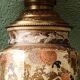 Satsuma ceramic lamp, 19th century