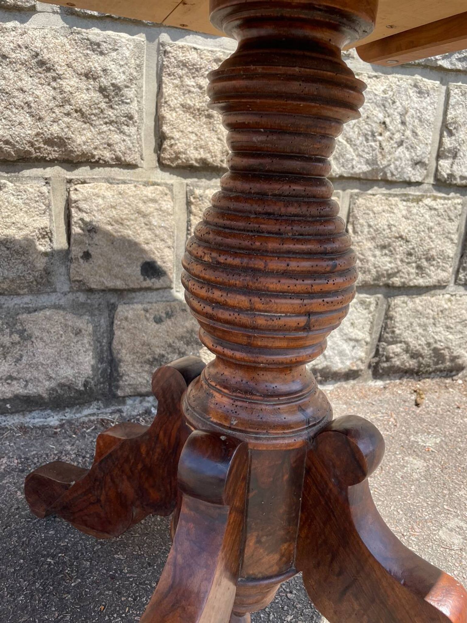 Table d'Appoint Antique en noyer