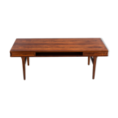 Table basse danoise en palissandre moderne du milieu du siècle, années 1960