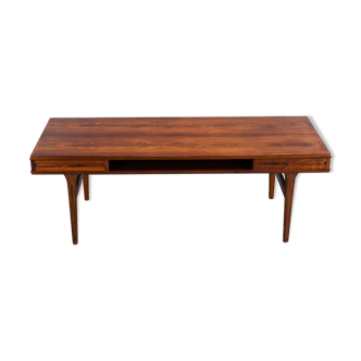 Table basse danoise en palissandre moderne du milieu du siècle, années 1960