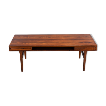 Table basse danoise en palissandre moderne du milieu du siècle, années 1960