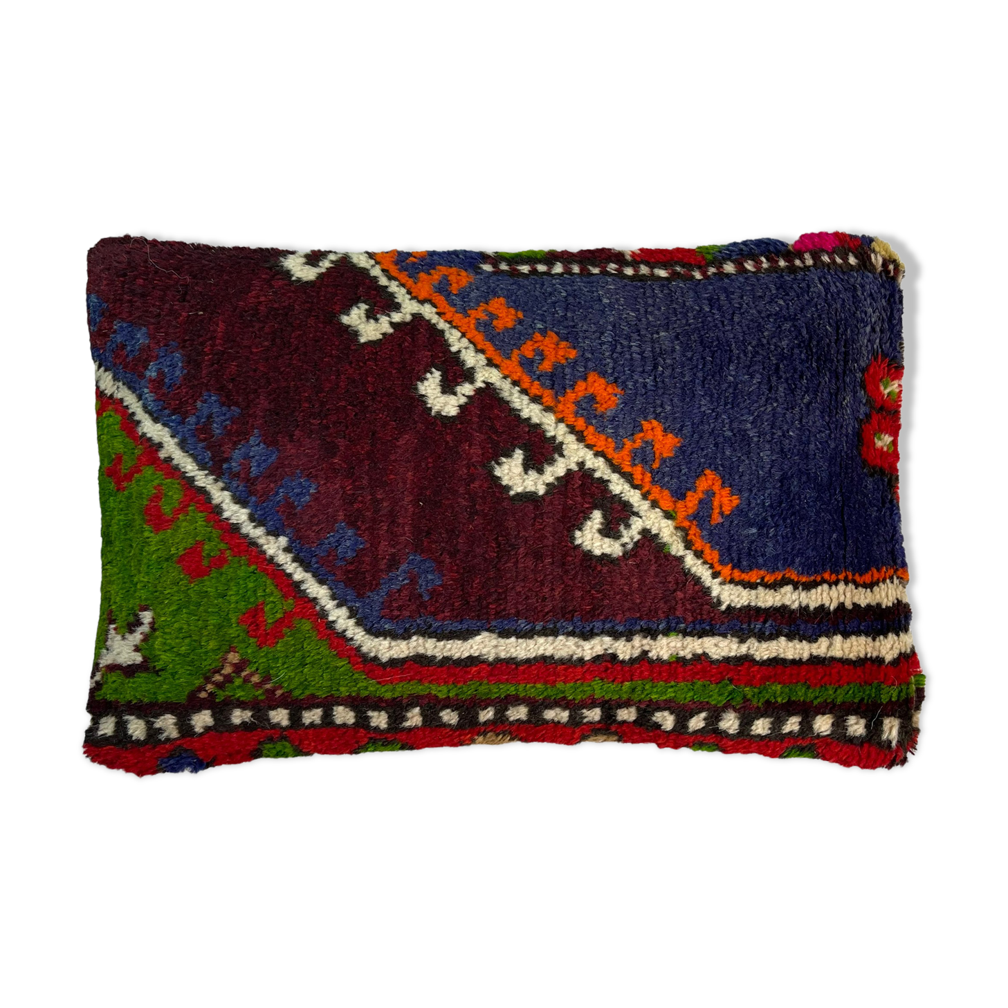 Vintage turkish handmade cushion cover , 30 x 50 cm