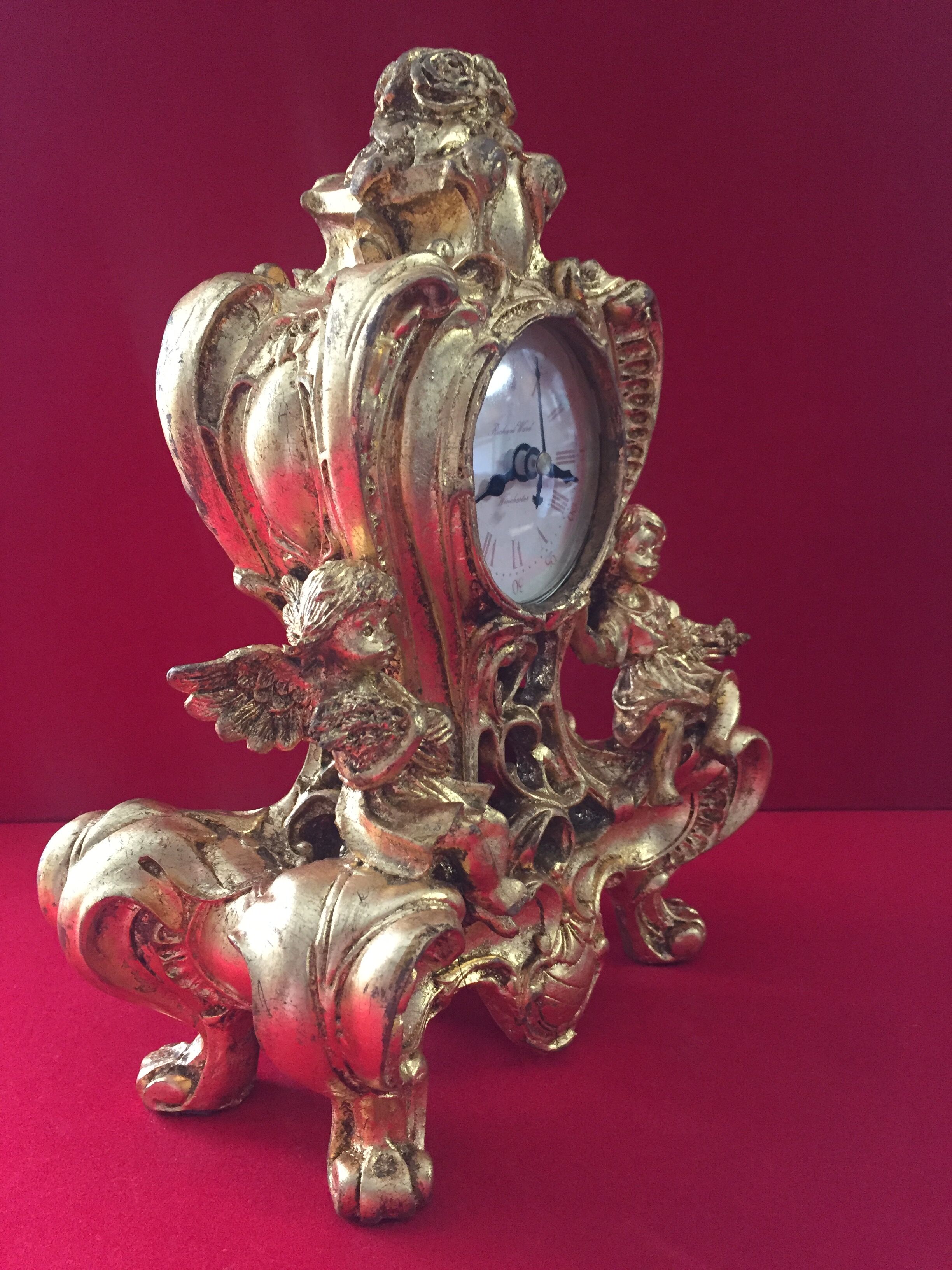 LOUIS XV RICHARD WARD WINCHESTER STYLE TABLE CLOCK