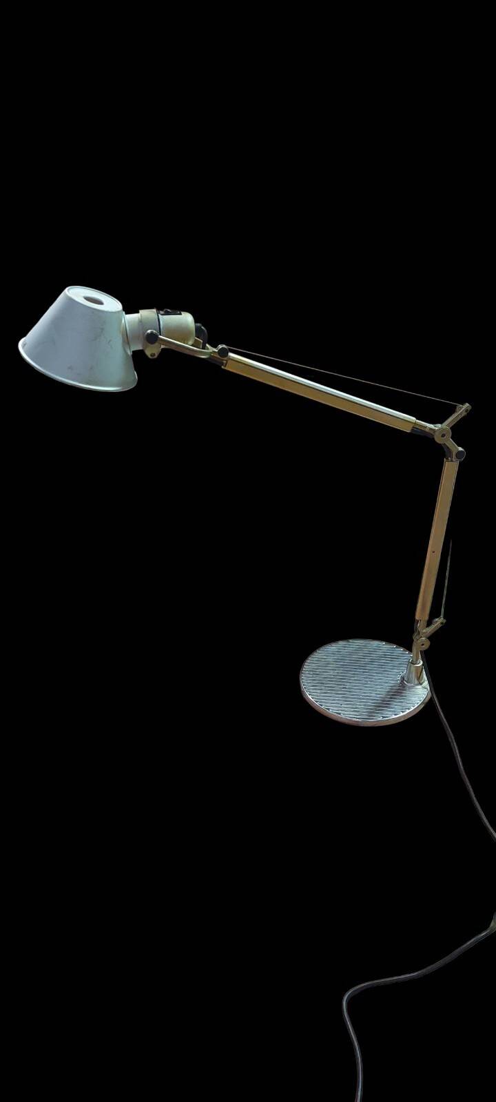 Artemide Tolomeo lampe de table aluminium design vintage modernariato