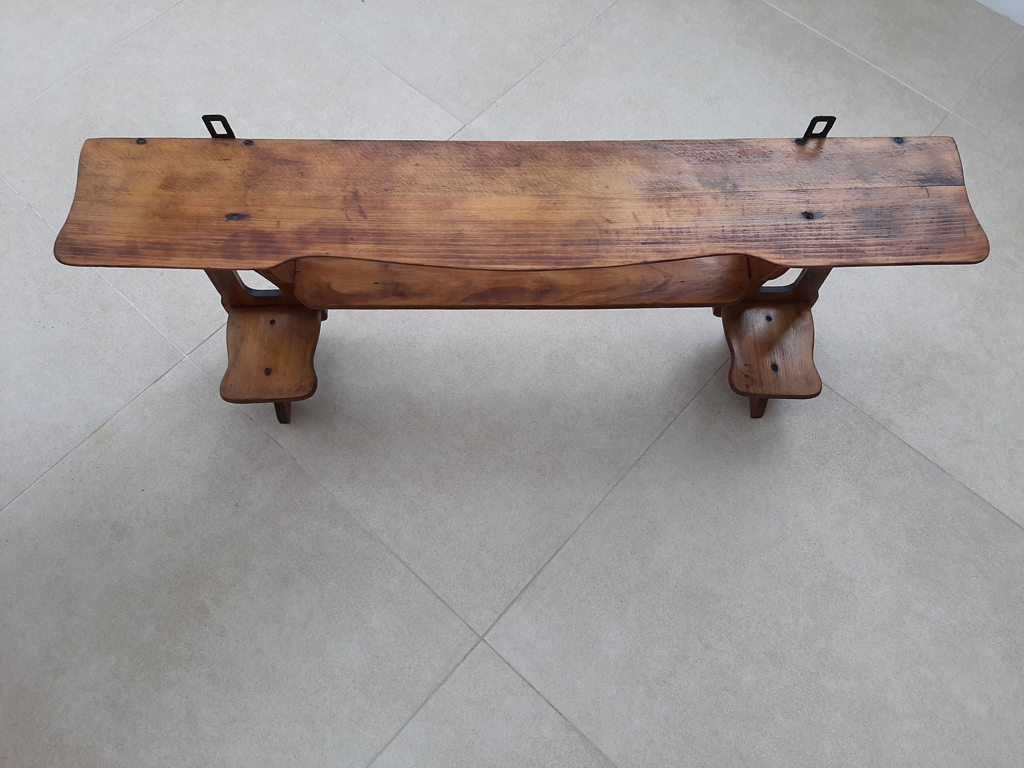 Art Nouveau-style wall shelf