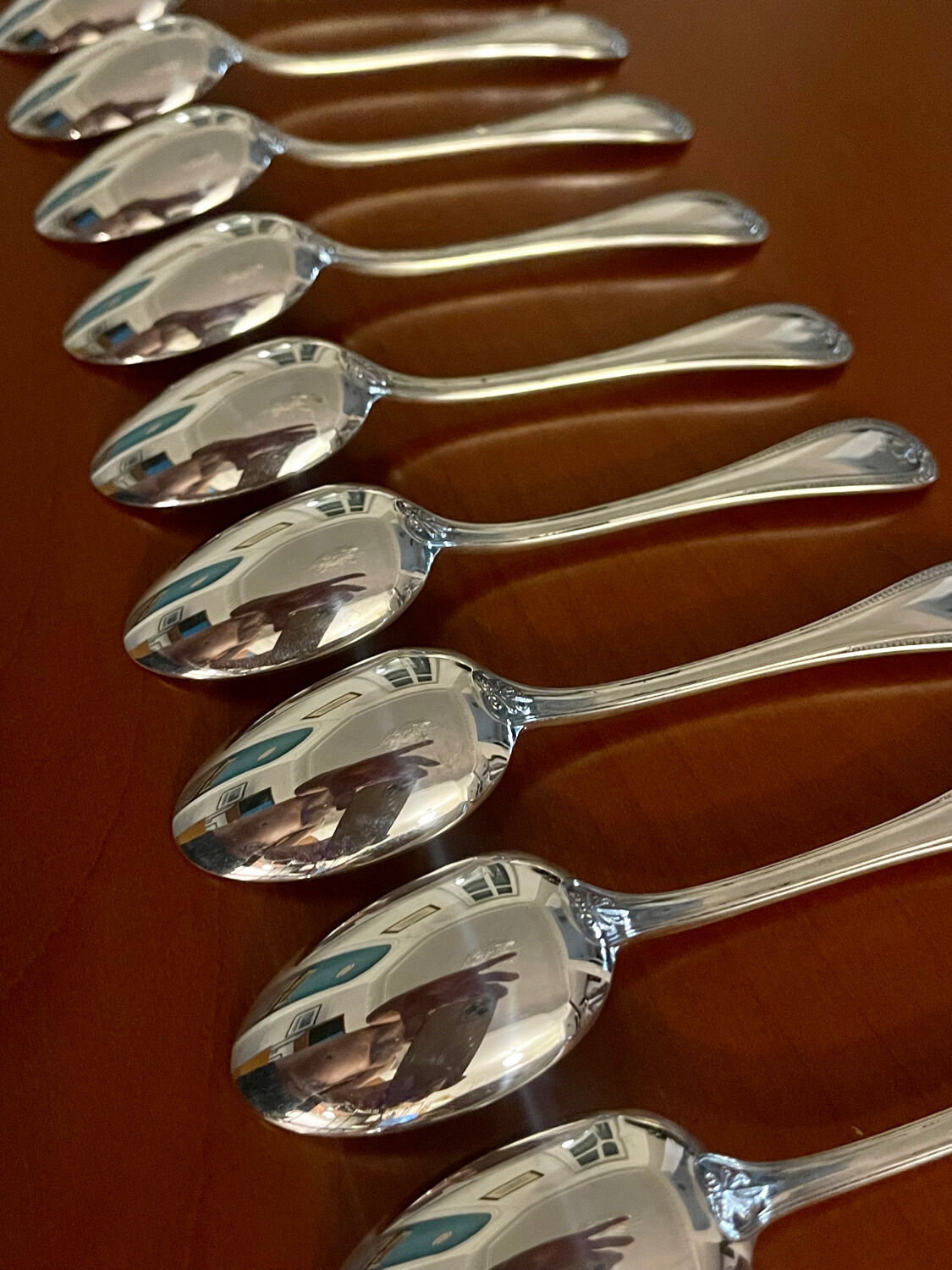 Christofle Malmaison cutlery 49pieces very good condition silver metal