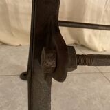 Large industrial style dining table