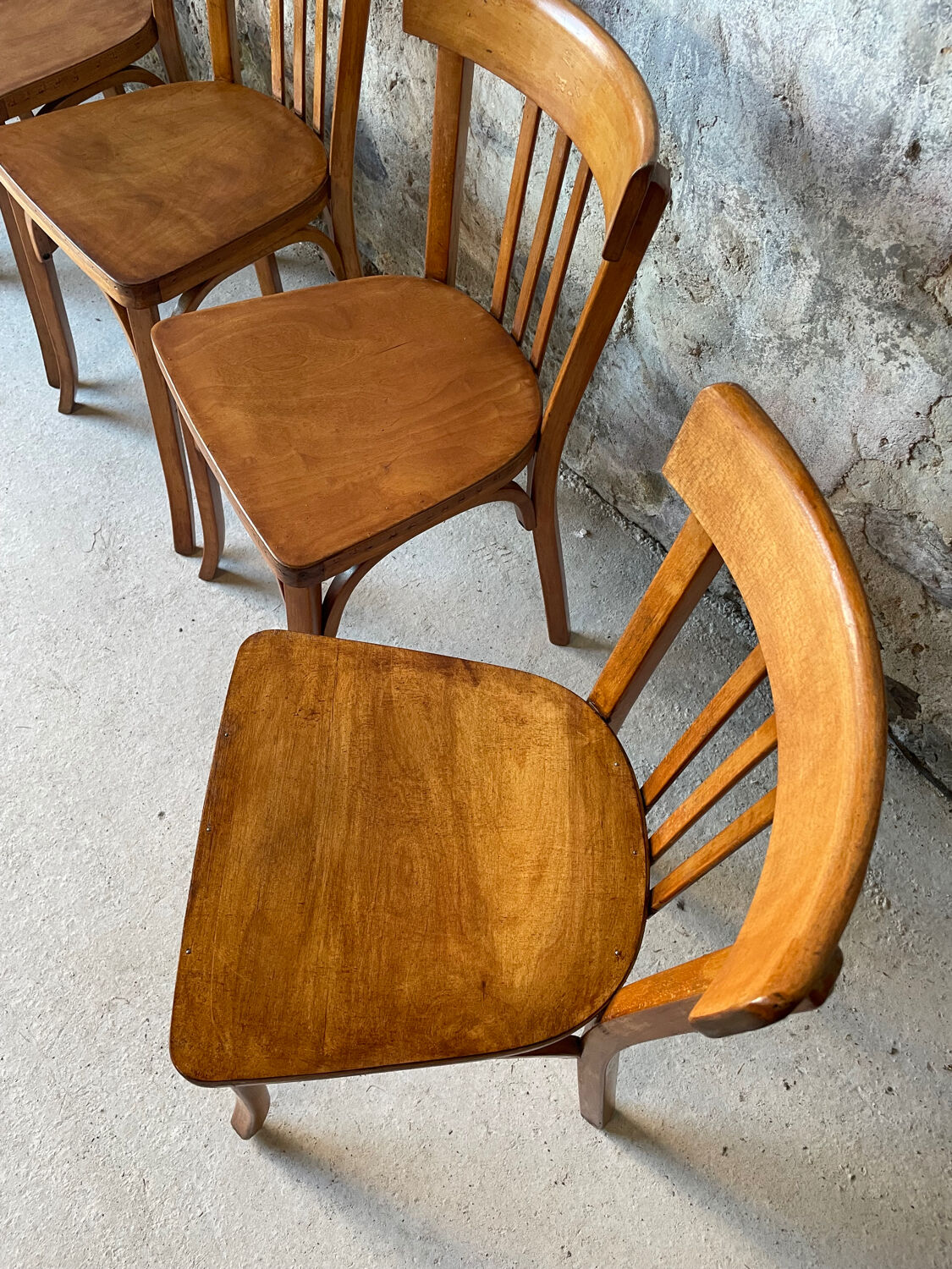 Baumann wooden chairs – Lot
