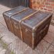 Old travel trunk