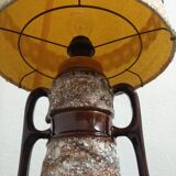 Ceramic floor lamp from the 70s