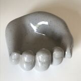 Ceramic hand vintage design 80 years