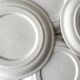 Lot de 6 assiettes à poisson GIEN France vintage, assiettes plates à décor de pêche