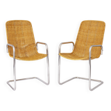 2 Cantilever Chairs 1970s - Italy