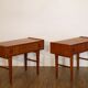 Paire de chevets scandinave en teck