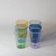 Set of six "Esagonali" glasses by Venini Murano, created by Carlo Scarpa.