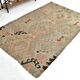 5x8 Blue & Brown Turkish Vintage Kilim Rug, 153x235Cm SK 35166