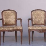 Set of 4 chairs Louis XVI style