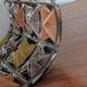 Geometric glass cylinder lamp from the 1970s.