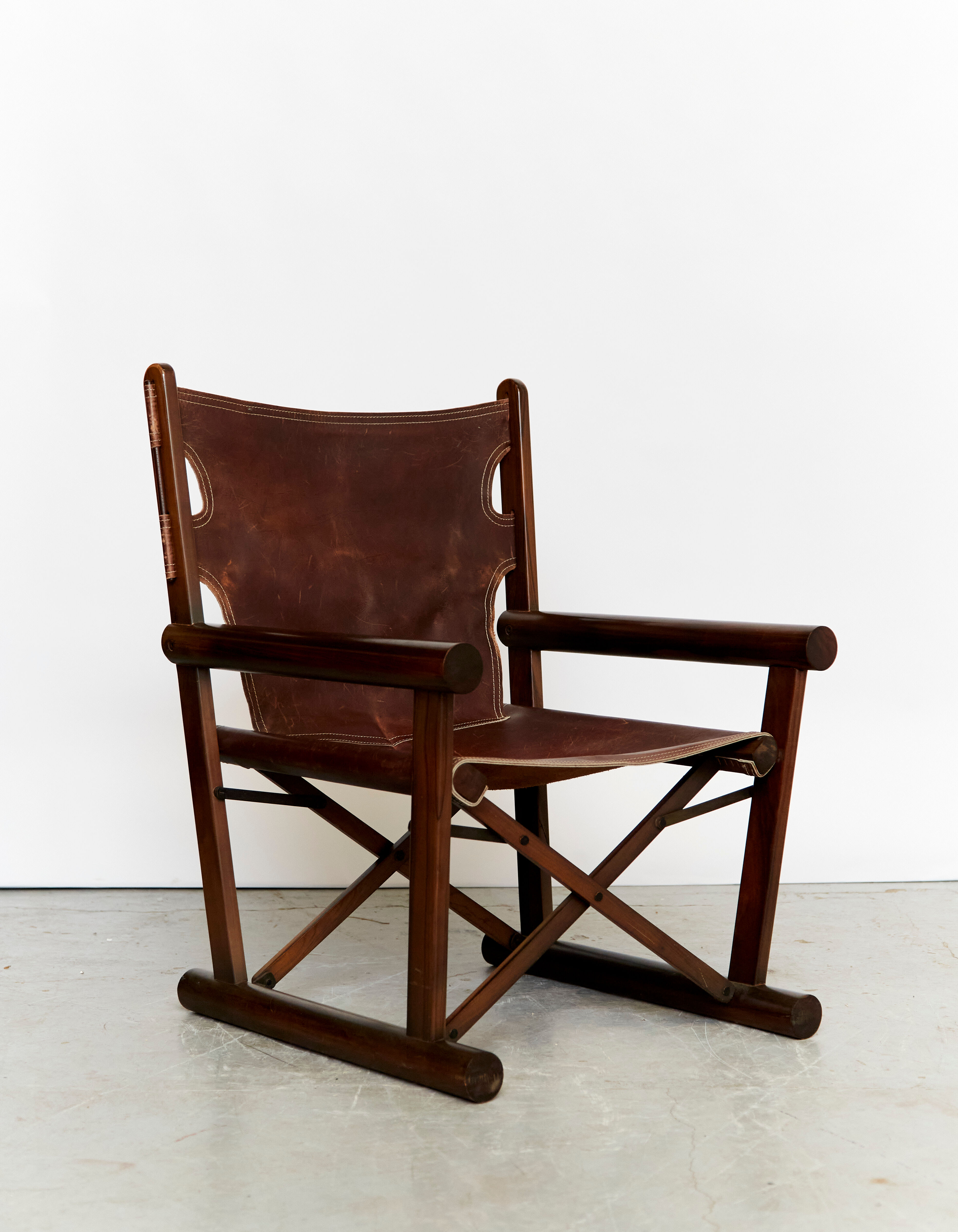 Sergio rodriguez folding chair & ottomane for oca