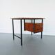 Vintage desk in formica, wood and metal