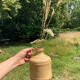 Beige glazed ceramic vase