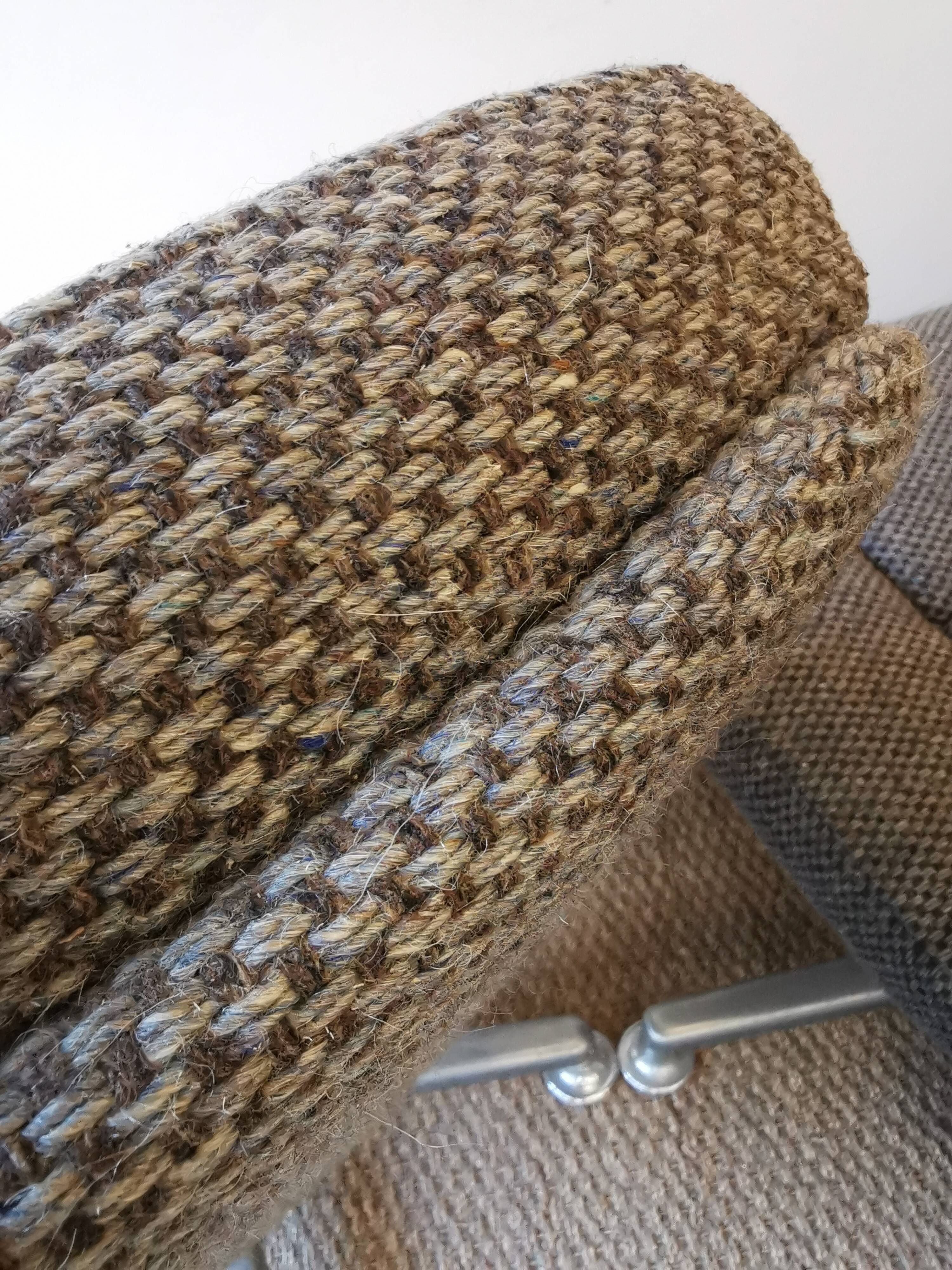 Pair of vintage office chairs heather grey by EUROSIT