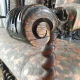 Louis XIII oak sofa