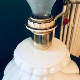 Lamp foot in white ceramic