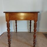 Desk with turned legs