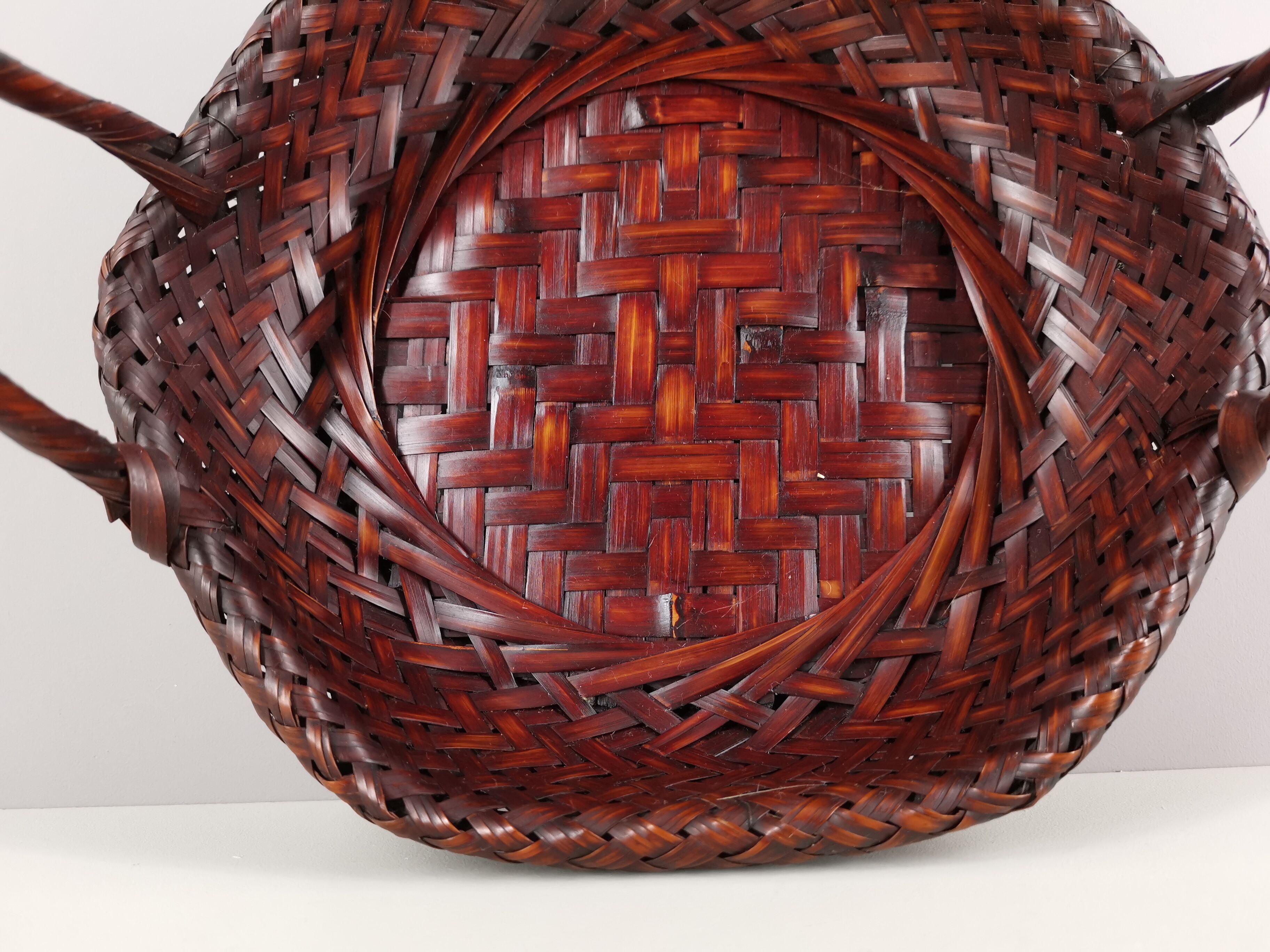 Japanese bamboo basket 1960