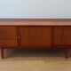 Modernist long sideboard of the 1970s