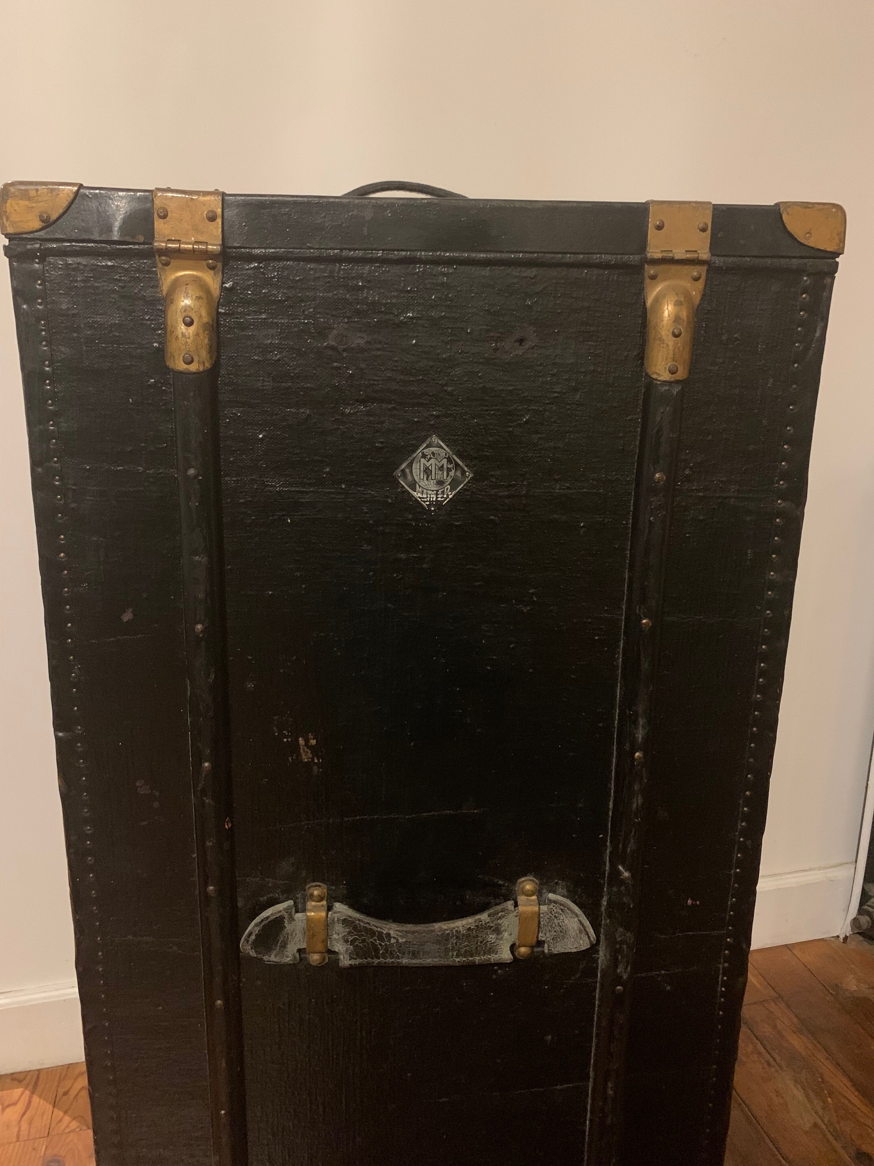 Vintage black trunk